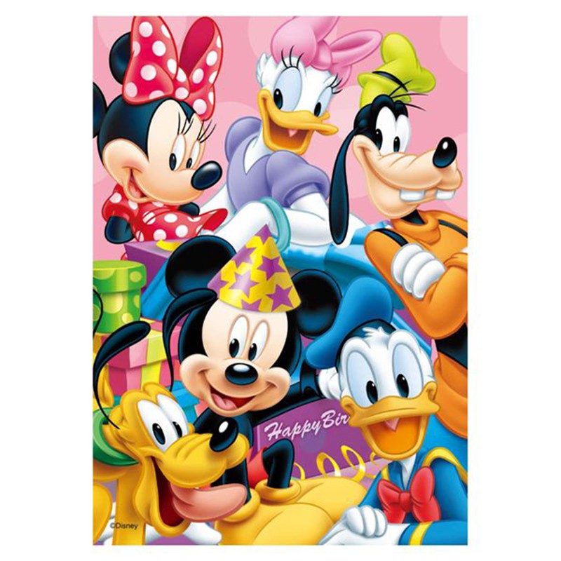 Mickey Mouse&Friends生日驚喜拼圖108片品牌：百耘圖公司：百耘圖實業 Hundred Pictures Company尺寸：拼圖257*182mm 彩盒:135*135*45mm製