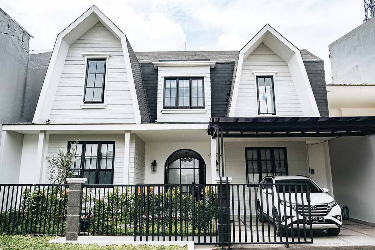 Desain Rumah Model Barn House Yang Tampil Manis