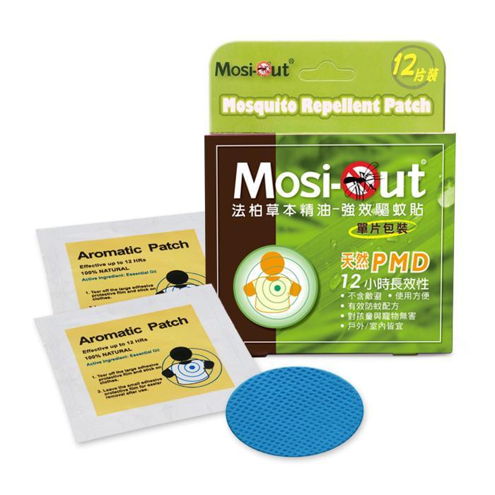 MOSI-OUT 法柏草本精油強效驅蚊貼片(12片裝)