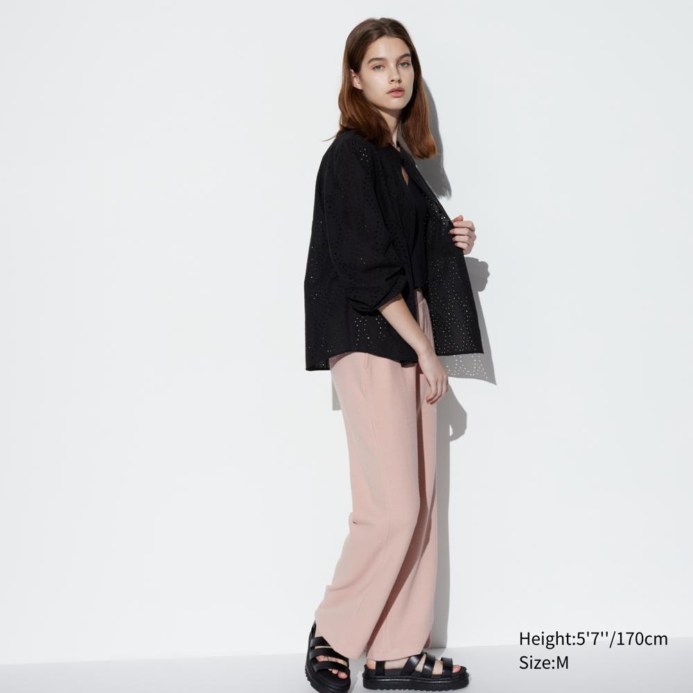 特級彈性華夫格長褲(褲長67~69cm)