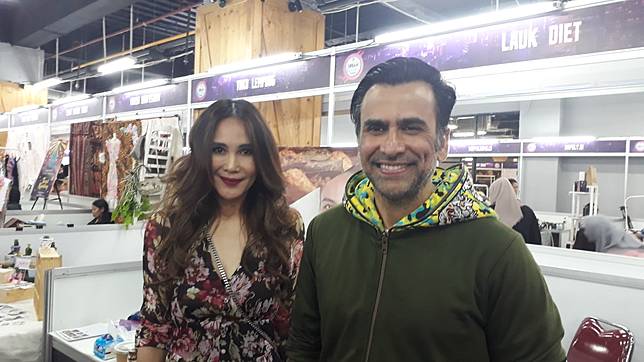 Ina Thomas dan Jeremy Thomas saat ditemui tim Grid.ID di kawasan Thamrin, Jakarta Pusat pada Minggu 