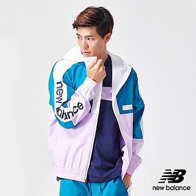 New Balance 連帽外套_AMJ91506DNP_男性_藍綠