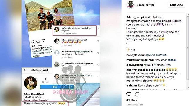 Reaksi Maia Estianty Tak Terduga Saat Postingannya Dikomentari Mulan yang Diduga Pakai Akun Anaknya