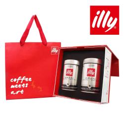 illy意利 尊爵咖啡禮盒深焙咖啡豆(2入)