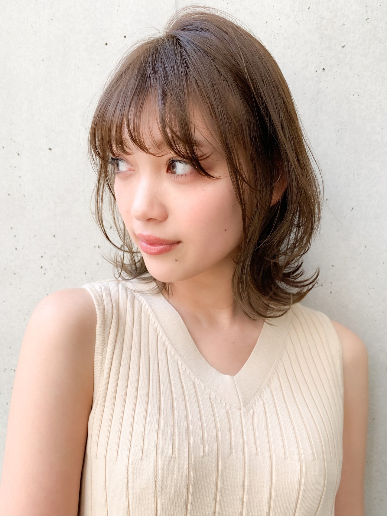 藤原紀香風ウルフヘアで年齢マイナス見せ Hair