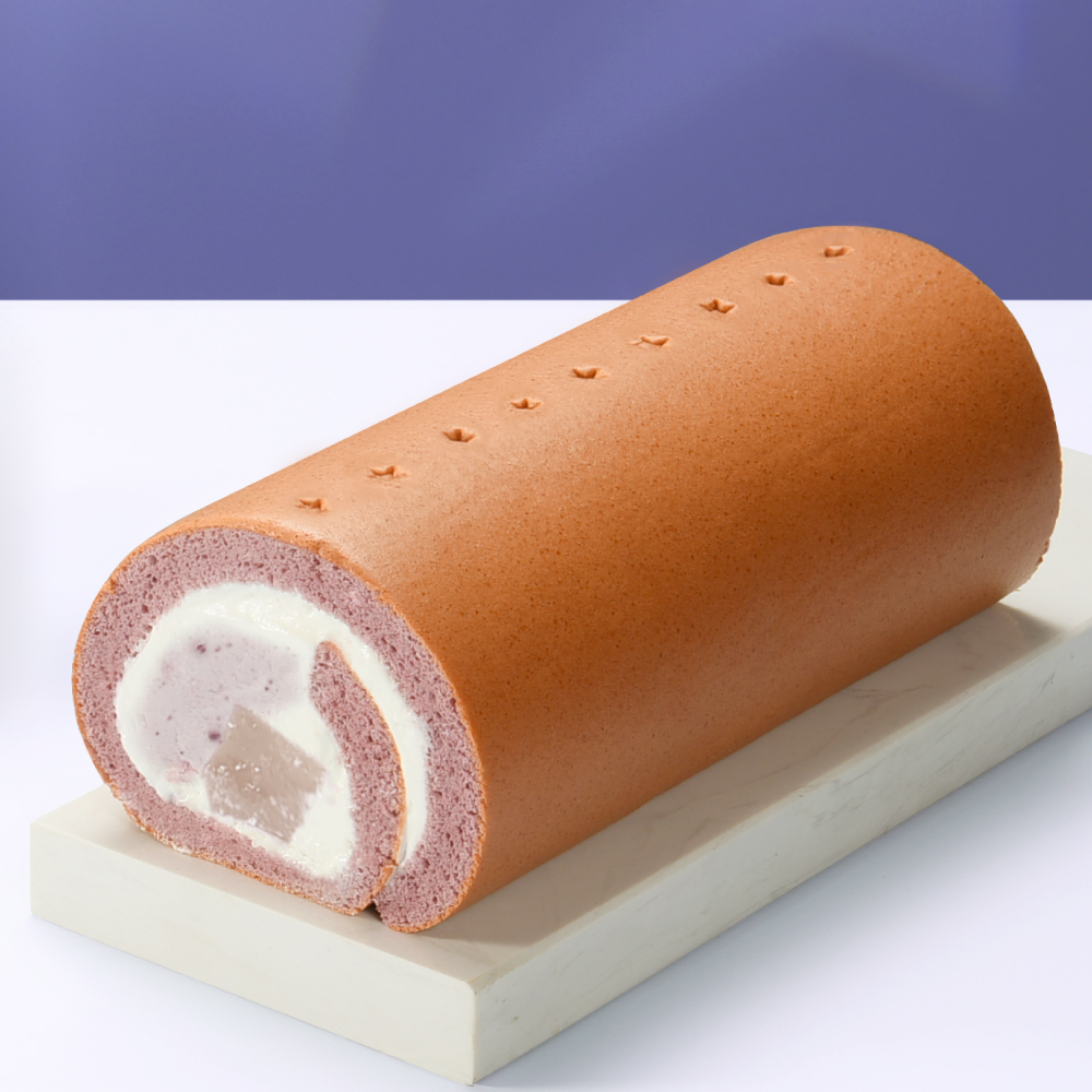 夢幻紫生乳捲「紫薯芋泥蕨餅」