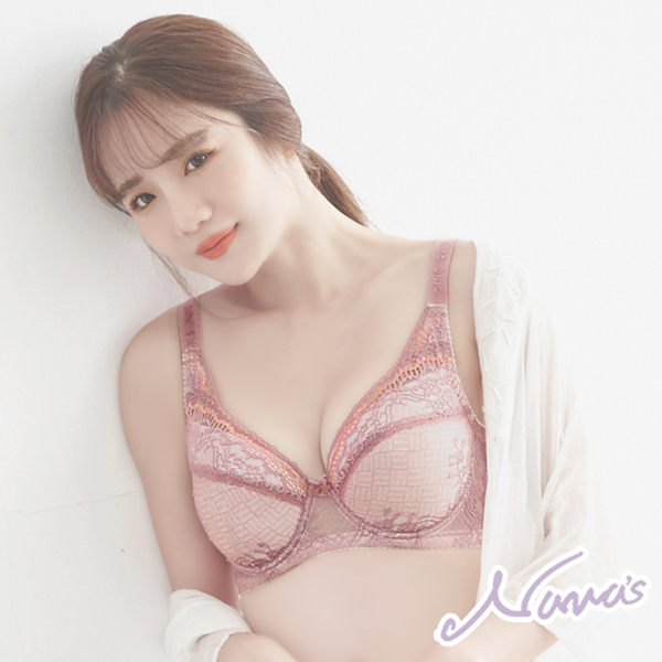 【露娜斯】極致挺維納粉典。C-G大罩杯機能內衣【咖啡】台灣製U8816