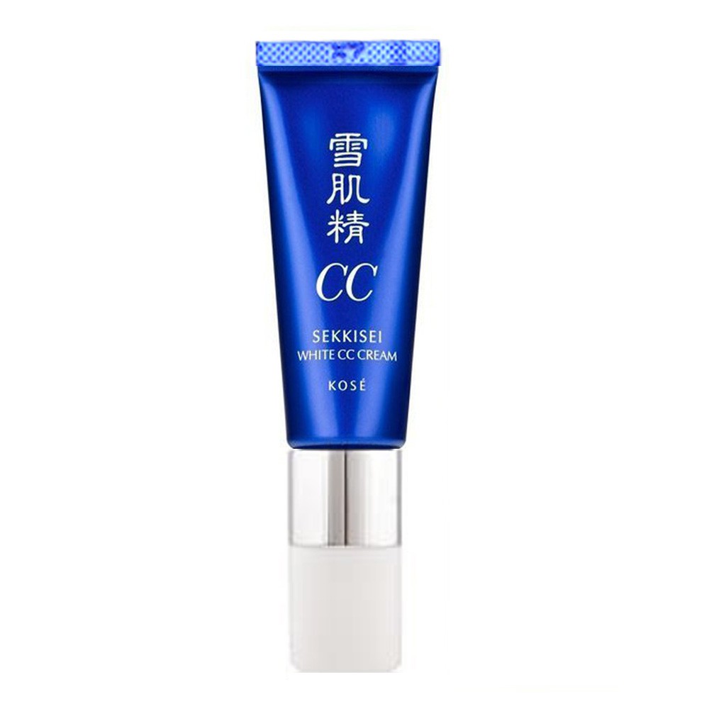 KOSE 高絲雪肌精透亮煥白CC霜 SPF50+/PA++++ 26ml◆六效合一飾底乳+防曬乳◆自然的素顏妝感保護肌膚，修飾氣色、美化肌膚。適用肌膚適用於任何類型肌膚。使用說明化妝水、乳液後，取適量