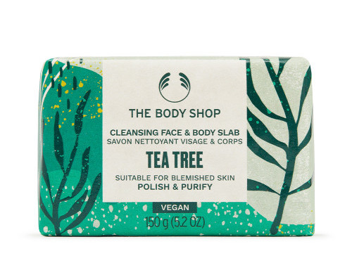 The Body Shop 茶樹淨化臉部&身體活膚皂