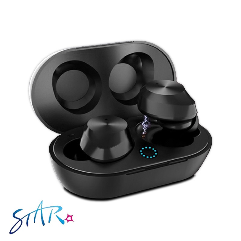 ◆◆STAR TWS 真無線藍牙5.0耳機 BT-T9◆◆◆首次配對後，自動連接手機 無須手動 ◆雙主機設計.可單獨配對使用 ◆來電通話時雙耳同步發聲 不受限制 ◆看影片,聽音樂 雙耳聲音不延遲 選曲