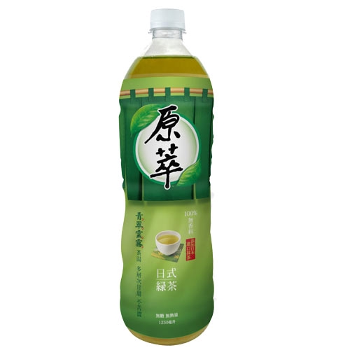 原萃日式綠茶1250ml【愛買】