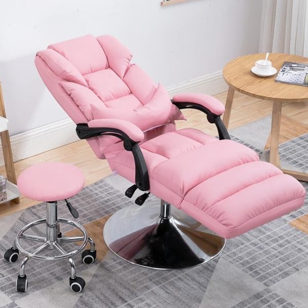 美容椅 懶人沙發陽台單人可平躺美容椅折疊紋繡體驗椅升降電腦午休椅午睡