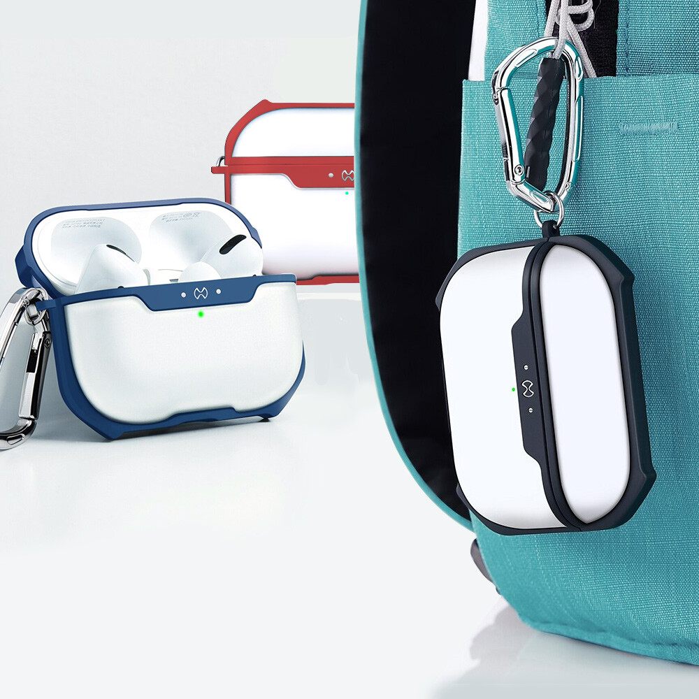 ★附贈掛勾 掛哪都方便 好攜帶更防丟失★ 嚴選優質材料，邊軟硬殼雙料結合 全包設計，邊角加固 防摔防撞 預留充電孔，無須拆開也能充 支持無線充電，輕鬆充電沒煩惱 微磨霧透砂親膚手感，自然霧透明 XUN