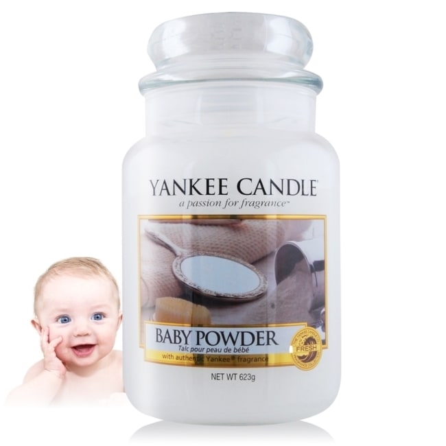 YANKEE CANDLE香氛蠟燭-嬰兒爽身粉(623g)