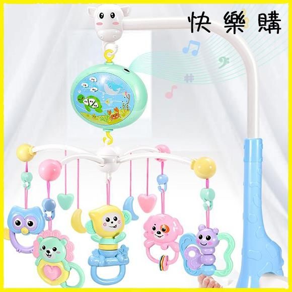 音樂鈴 嬰幼兒床鈴音樂旋轉嬰兒床頭搖鈴