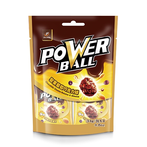◆ 蹦發堅果 果乾的濃濃巧克力球，Power UP爆給力！一口咬下，香濃巧克力先融滑於口中，伴隨各種酥脆爽感；咬到堅果或果乾時，還會蹦出堅果香氣或水果滋味！ ◎ 規格： 136g ◎ 注意事項： ◎ 