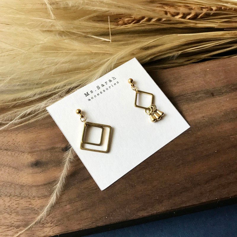 黃銅系列｜手工製作 黃銅會隨時間越久加深色澤，多了復古味與個人特色。