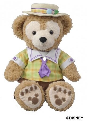 日本東京迪士尼代購-達菲Duffy 格紋紳士裝服飾組，娃娃衣服/玩偶衣服/洋娃娃衣服/熊，X射線【C107888】