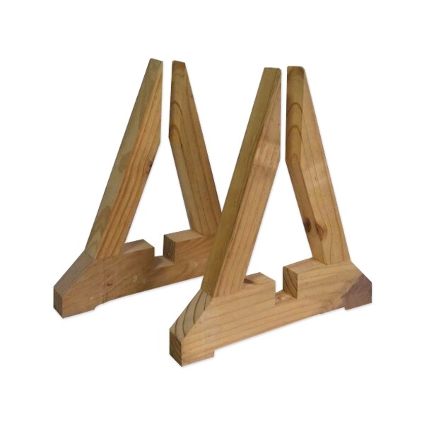 南方松防腐木圍籬專用腳架 台灣工廠手工製作防腐南方松原木打造適用於戶外庭園圍牆陽台圍欄美化室內設計造景裝飾居家空間間隔輕鬆打造舒適的木居生活 雙面腳架 木料南方松防腐原木(1組2入) 尺寸座長約35 