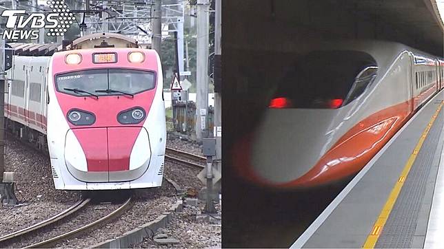台鐵、高鐵示意圖／TVBS