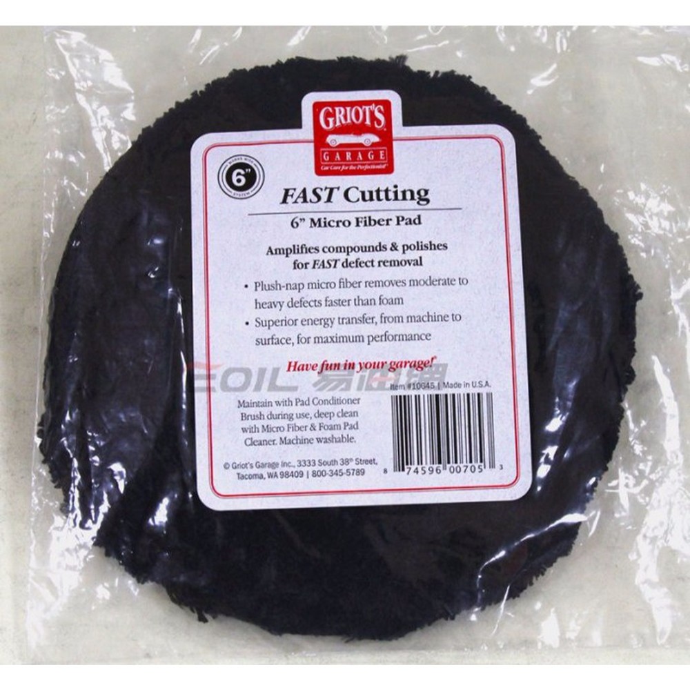 最細的海綿 產地美國 容量一片#00705 品項10645 搭配griot's garage boss correcting cream b140p使用 易油網嚴格的為您把關品質最放心 : 1.國外採