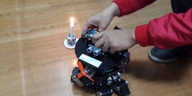 Sempat Dikira Buatan Pabrik, Robot Buatan Mahasiswa UMM Juara di Amerika