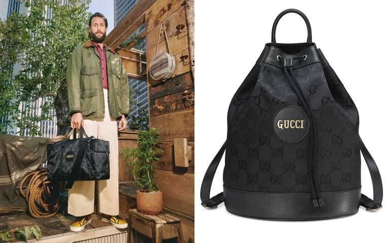 Gucci Off The Grid 系列托特包／69,300元、水桶包／64,800元（圖／品牌提供）
