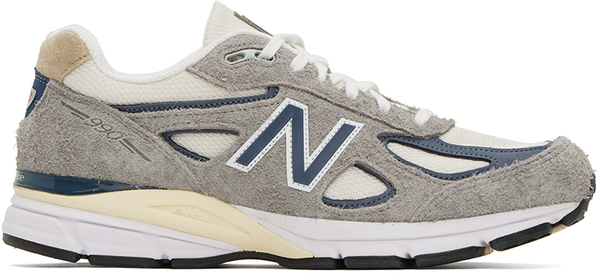 New Balance 灰色 MADE 系列 990v4 运动鞋