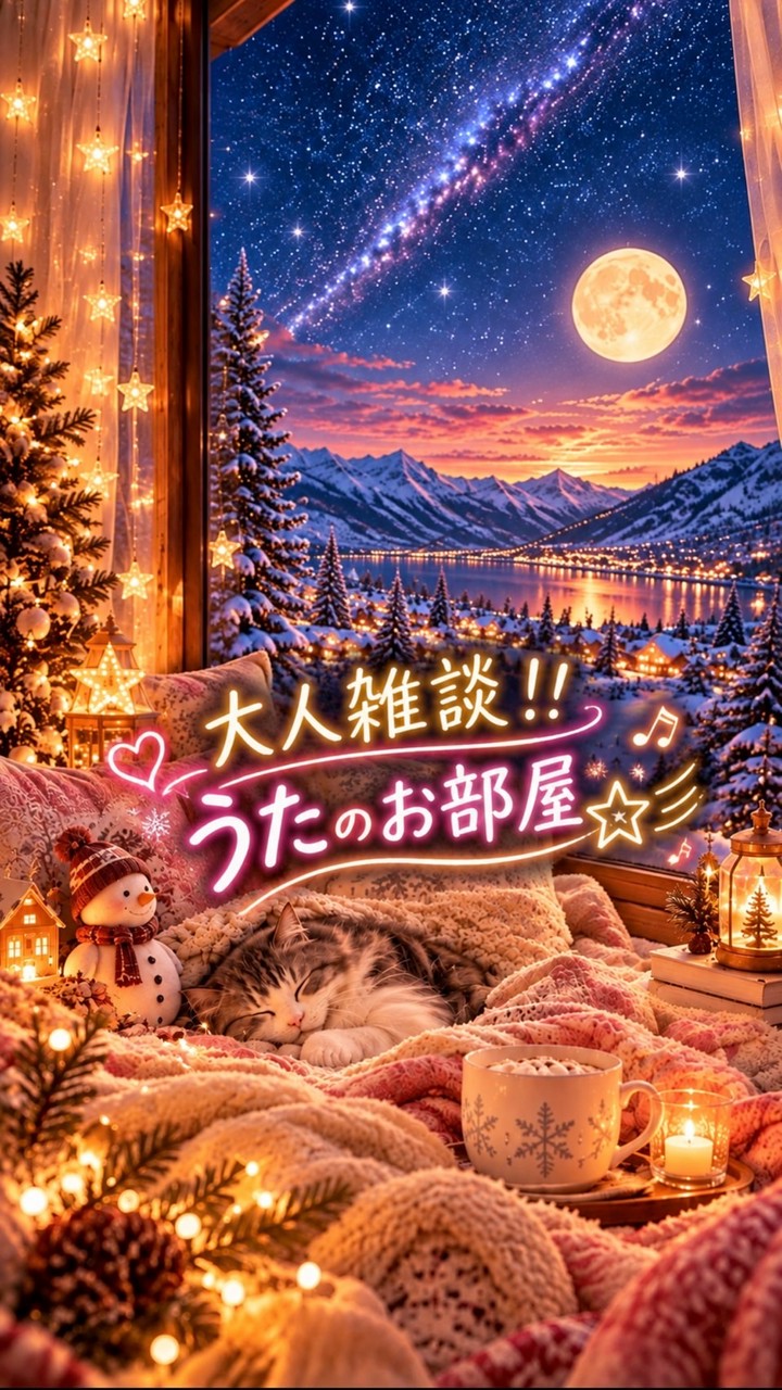 🌙* :ﾟ大人雑談‼︎うたのお部屋☆彡