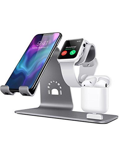 【美國代購-現貨】Bestand 3 Apple Watch無線充電底座與 USB 充電器3合1充電站 iPhone / iPad