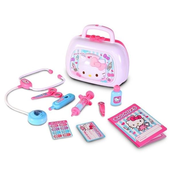 《Hello Kitty》KT 甜心醫護組→下午茶點心組 扮家家酒 角色扮演 手眼協調 家家酒 化妝 廚房