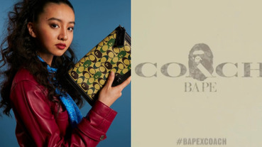 官方高清圖曝光！COACH x BAPE 找來「木村光希」搶先公開聯名商品：那件滿版外套會漲翻吧？