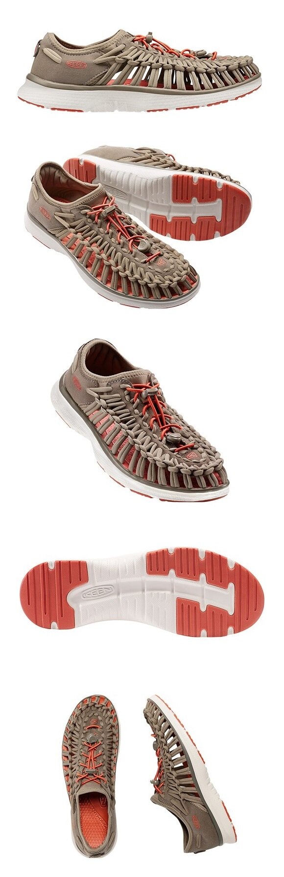 [ KEEN ] 男 UNEEK休閒涼鞋 淺咖啡 / 編織涼鞋 / 水陸兩用鞋 / 公司貨 1016906