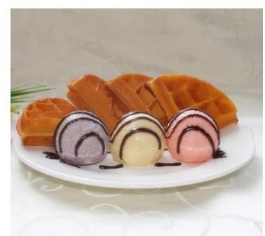 仿真巧冰淇淋鬆餅模型