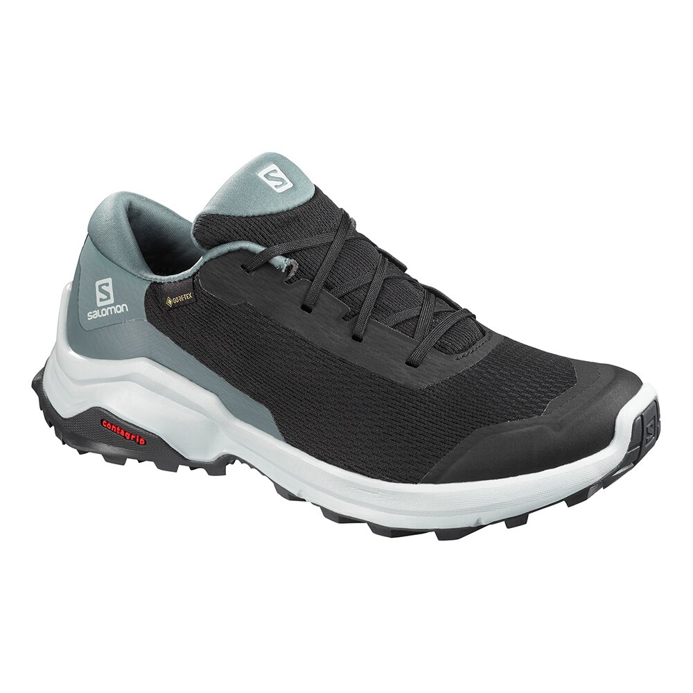 Salomon 女 X REVEAL GTX 低筒登山鞋 黑/暴綠/烏木灰 410422 SS206 【Happy Outdoor 花蓮遊遍天下】