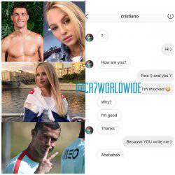 Cristiano Ronaldo Ngajak Makan Bareng Cewe Rusia Namanya Kate Matetskaia