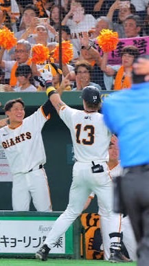 ジャイアンツを応援するメンバー