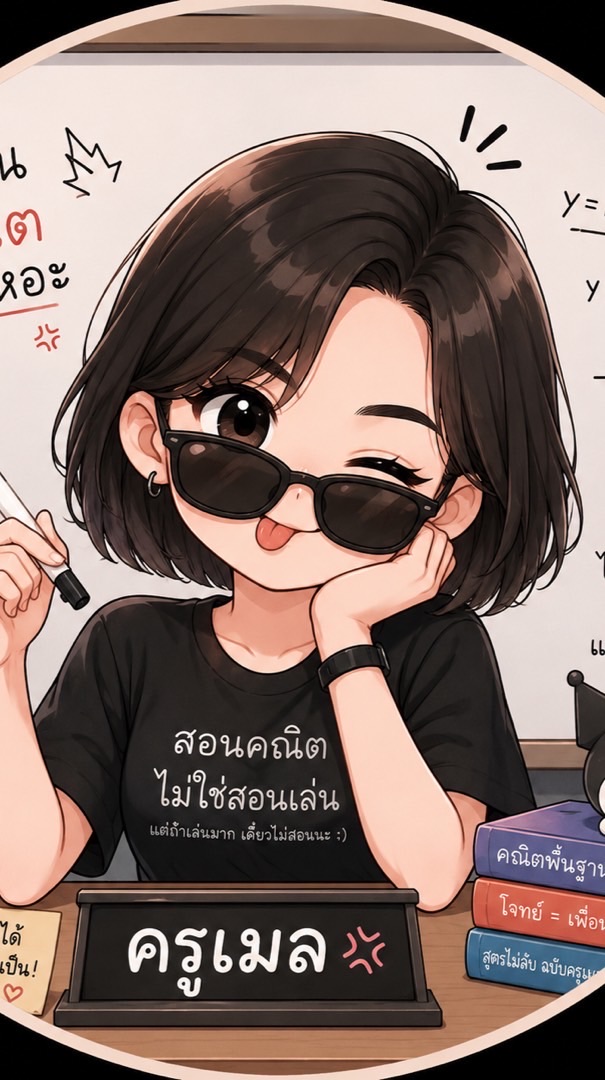 เรียนคณิตบ้างเหอะถือว่าขอ