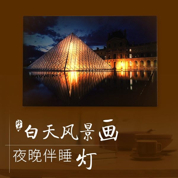 擺件擺飾夜色畫熱銷小夜燈黑科技神器壁燈新家必備床頭燈創意家居生活用品電子産品實用推薦LD