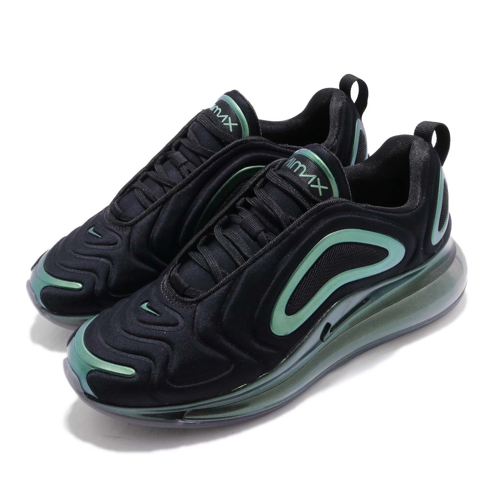 專業慢跑鞋品牌:NIKE型號:AR9293-007品名:Air Max 720配色:黑色,銀色