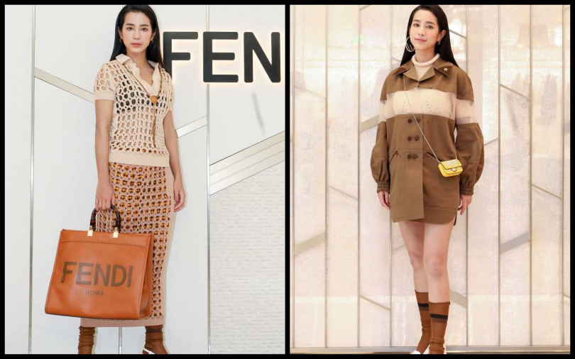 溫貞菱穿了2020 Fendi春夏女裝系列。（圖片／焦正德攝影）