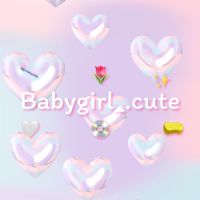 Baby girl by cute