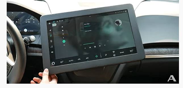 真的把平板電腦裝在車上 Mitsubishi 旋轉中控螢幕開發中 自由電子報 Line Today