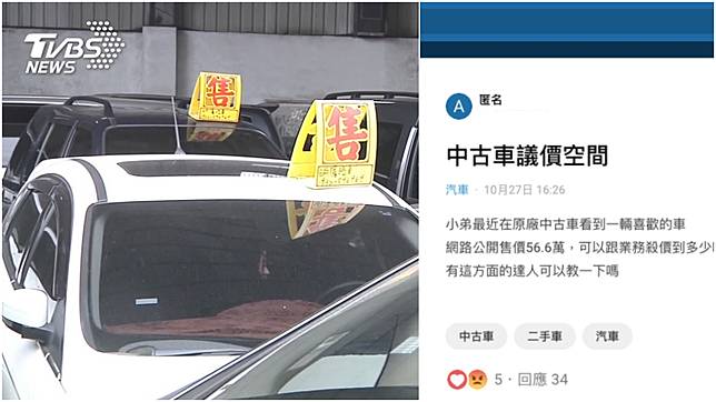 中古車不能議價 老司機 1至3萬的空間一定有 Tvbs Line Today