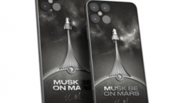 Caviar 打造內嵌 SpaceX 火箭碎片的「Musk Be On Mars」奢華 iPhone 12 手機