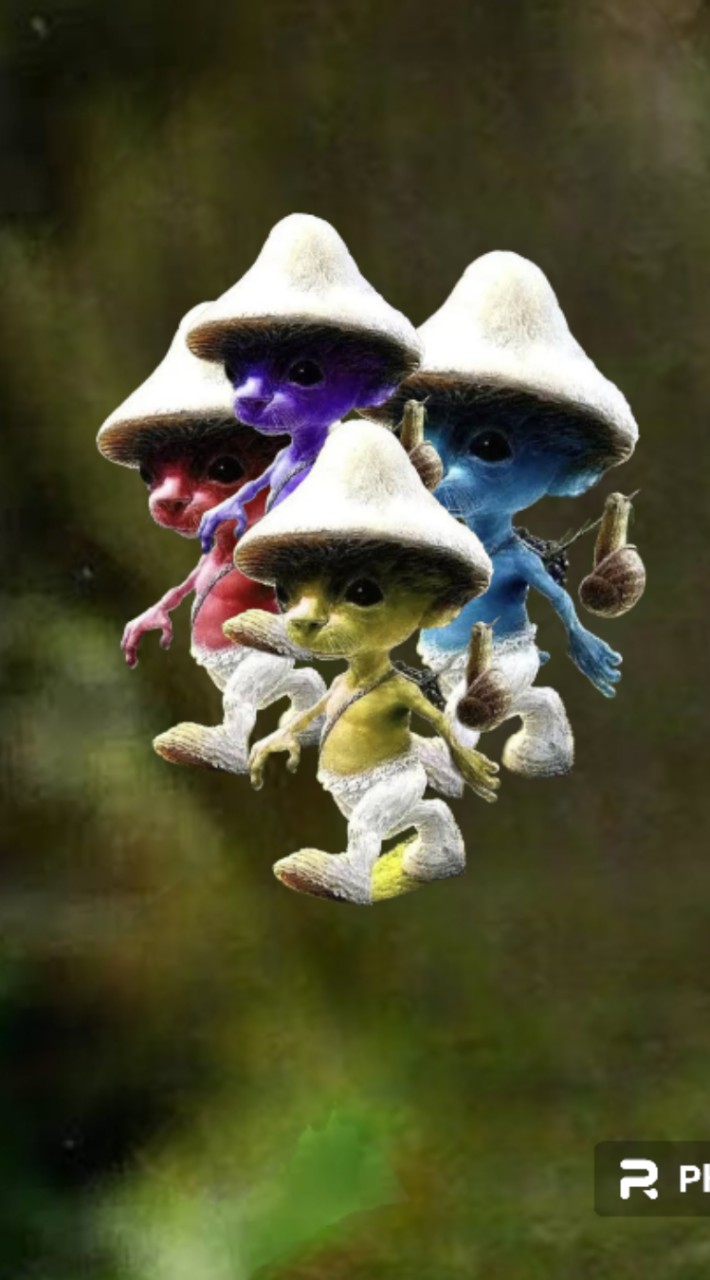 smurf. cat🐱+🐀+🍄