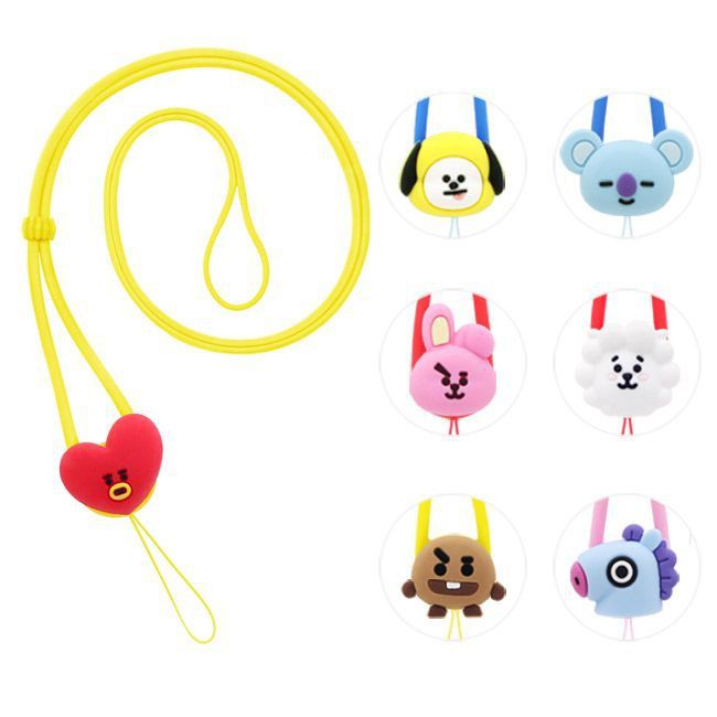 規格: 品名: GARMMA宇宙明星BT21 長掛繩 重量: 約20公克內容包裝物: 長掛繩*1 材質: 100%頂級彈力矽膠材質Designed in Taiwan 注意事項: 主機僅供為參考，本賣場未附主機#BT21#BTS防彈少年