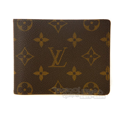 ★經典獨特魅力Monogram花紋 ★LV品牌經典入門款 ★多卡夾/暗層，具備實用收納性