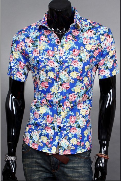 潮流,時尚穿搭,花襯衫