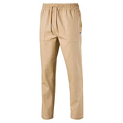 PUMA-男性流行系列Downtown開口長褲-褐灰黃-歐規